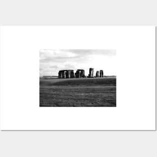 Great Britain. Stonehenge in Black and White 2009 Posters and Art